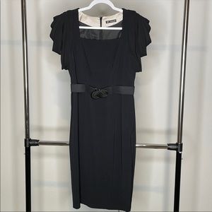 Womens m&s black classy dress